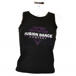 fusion dance co round neck vest